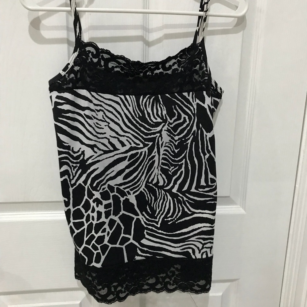 Boutique Essentials Zebra Print Cami